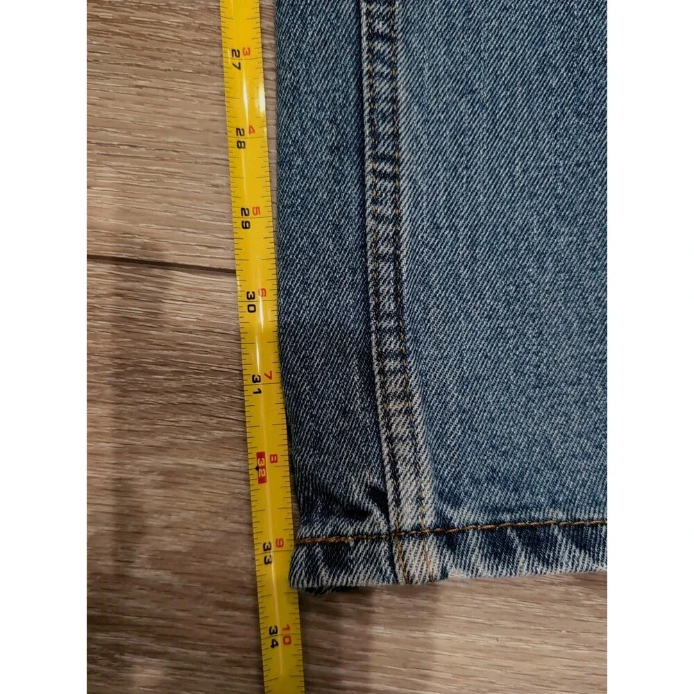LEVI'S 505 MEN'S JEANS SIZE 36X34 Blue Straight Regular Light Wash EUC